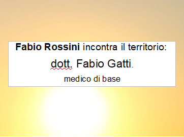 Il dott. Gatti sottolinea.